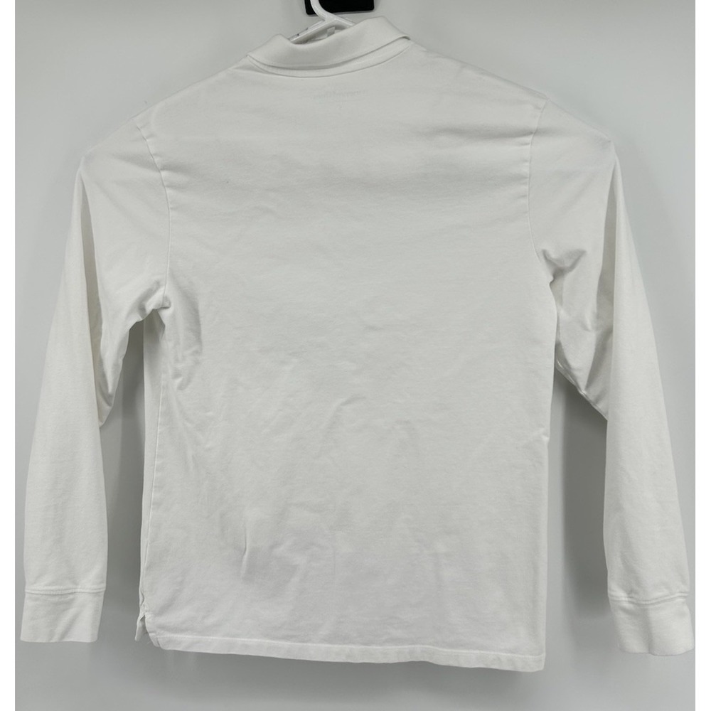 Vineyard Vines Long Sleeve Polo Shirt White Men's Size Small - Picture 4 of 4